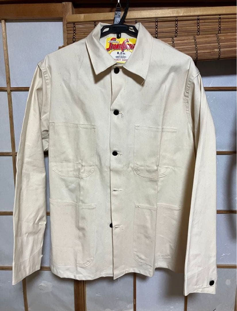 50s〜60s デッドストック！　カバーオール オフホワイト　アイボリー　生成り
