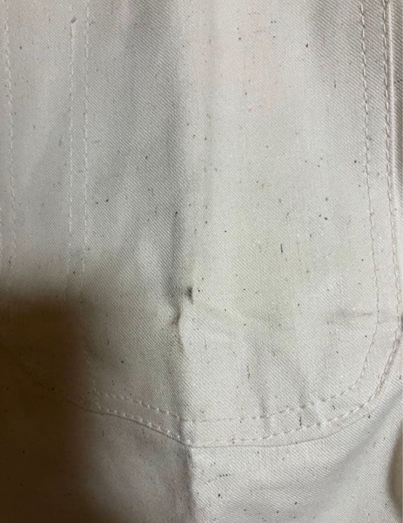50s〜60s デッドストック！　カバーオール オフホワイト　アイボリー　生成り