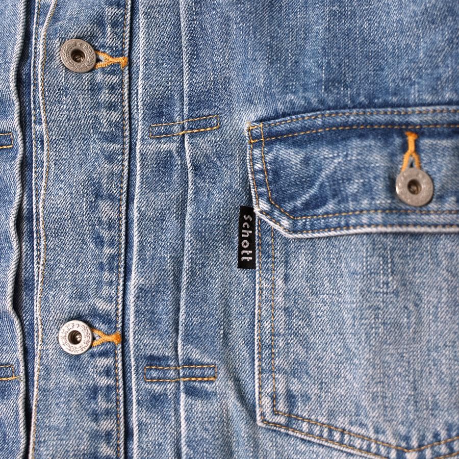 中古｜Schott｜16oz 2ND DENIM JACKET｜ヴィンテージ加工