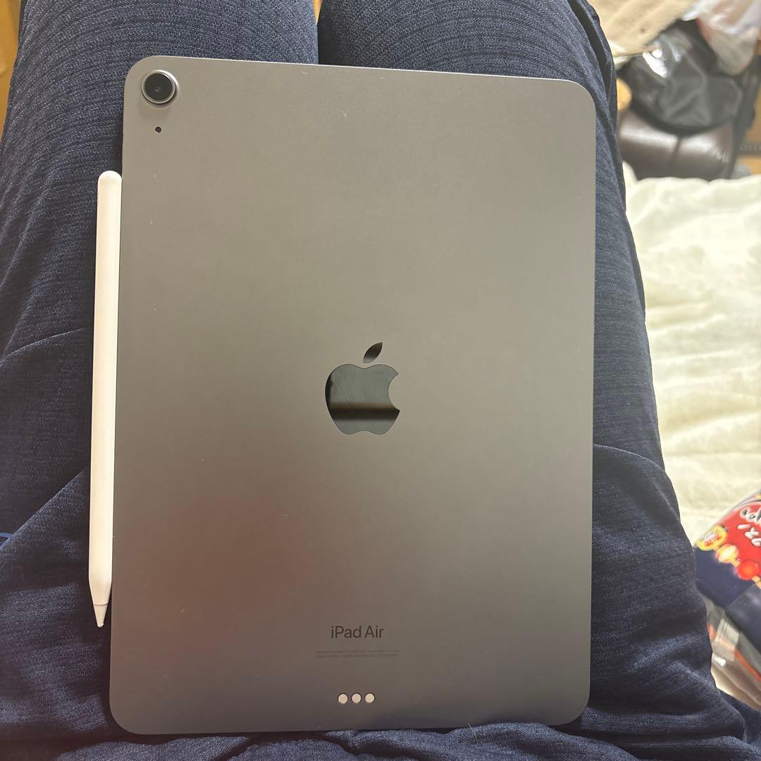 iPad Air 第5世代10.9インチ スペースグレー ペンシル付き
