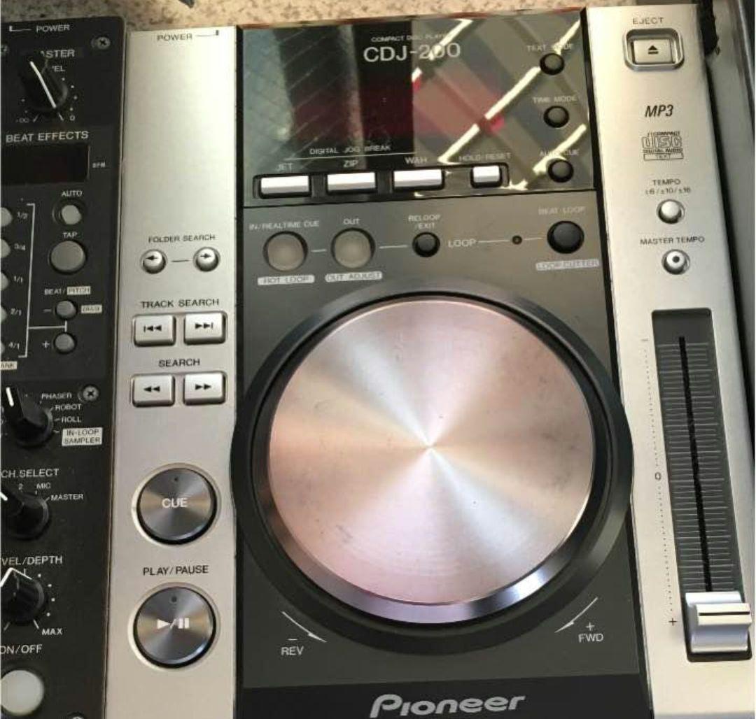 Pioneer DJM400 CDJ200×2 の3台セット