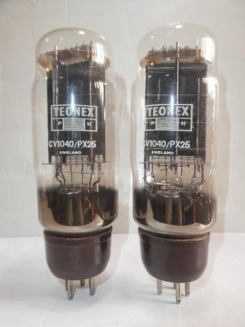 【動作品】真空管アンプ　PX25　シングルモノラル　2台セット