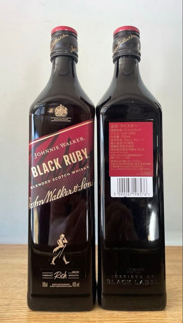 ジョニーウォーカー ブラックルビー 6本 & ノベルティ