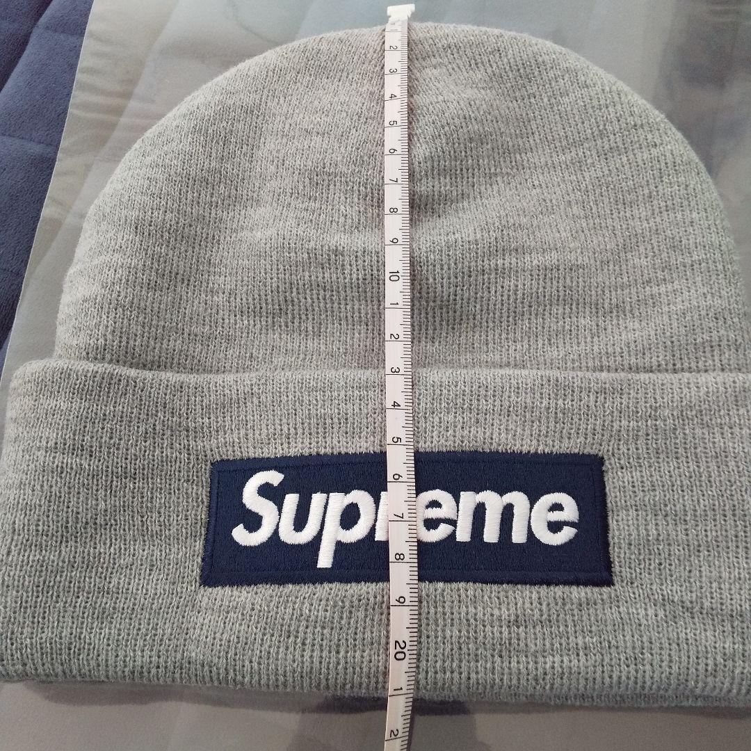 は*ー様 Supreme×ニューエラ ビーニー25FW 最新グレーBOXLogo