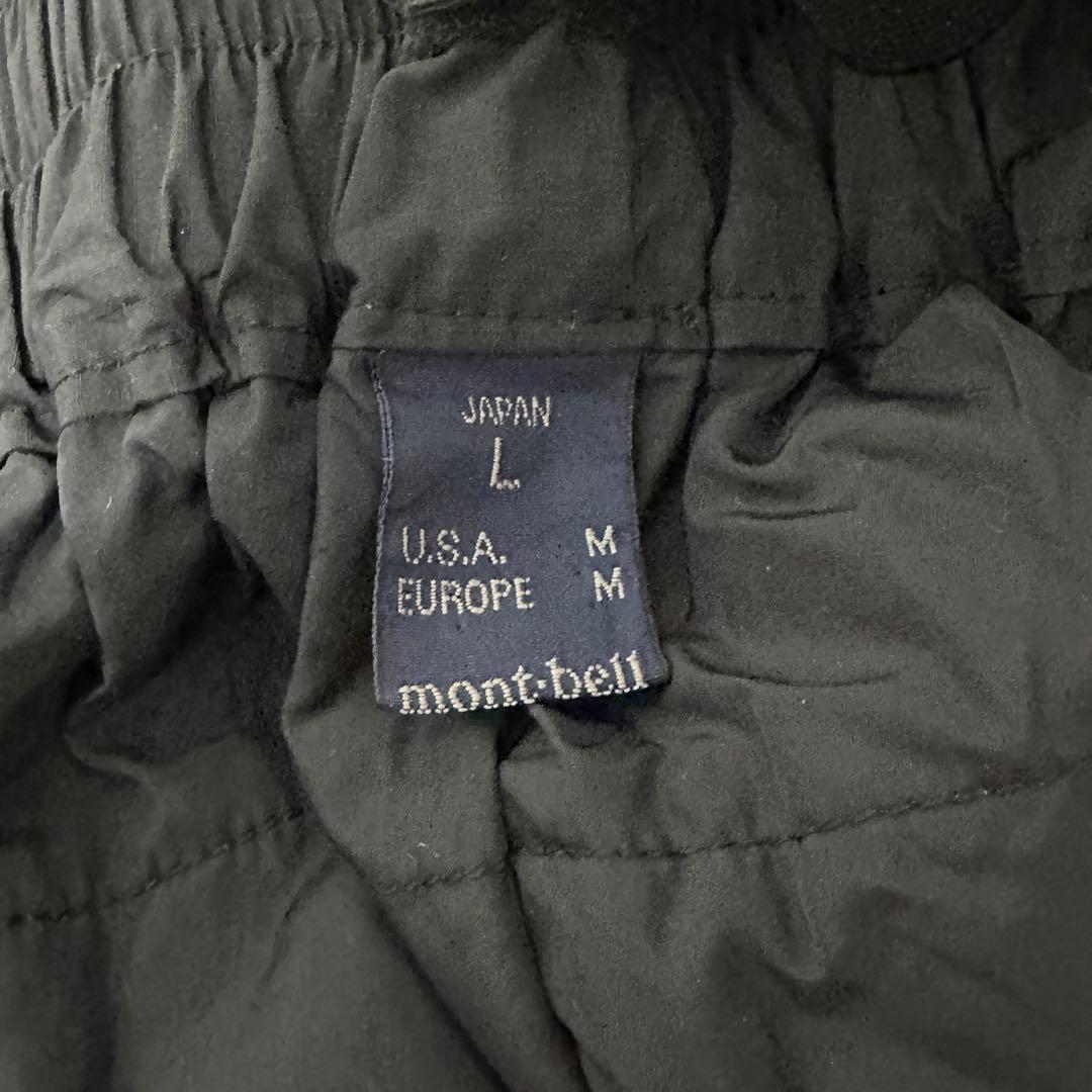 【超人気◎】mont-bell　ビブパンツ　中綿　サスペンダー付き　完売モデル◎