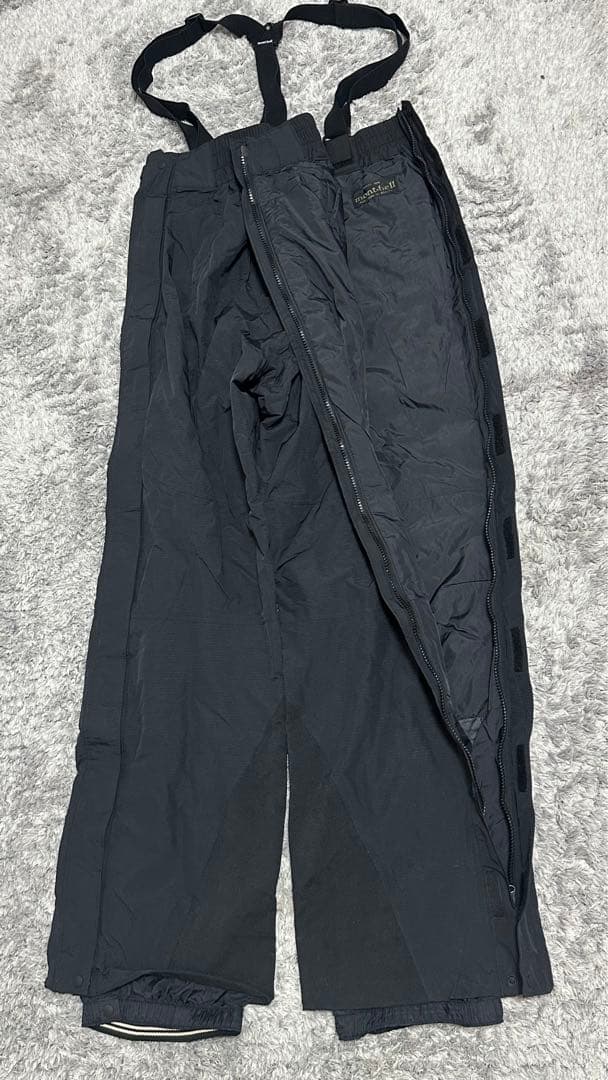 【超人気◎】mont-bell　ビブパンツ　中綿　サスペンダー付き　完売モデル◎