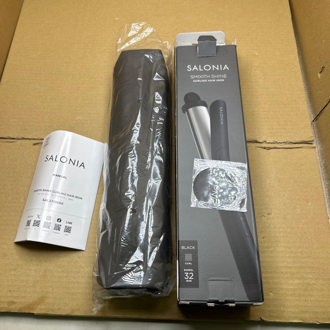 SALONIA サロニア スムースシャイン　ヘアアイロン　32mm