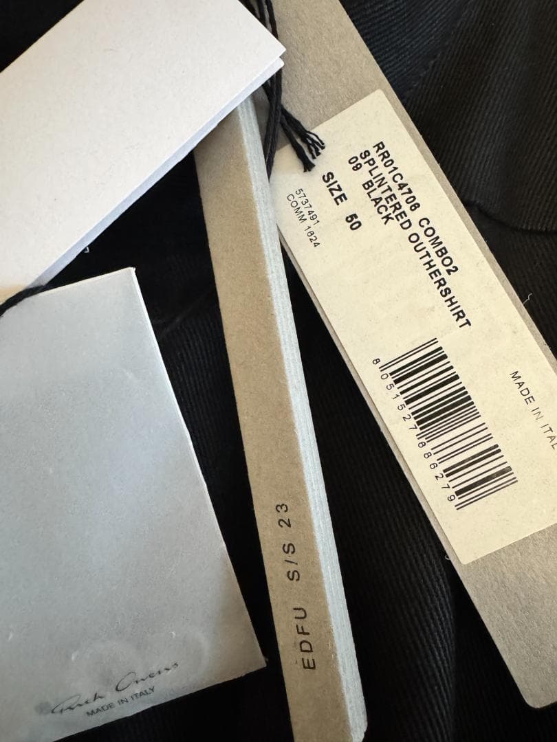 ジャケット・アウター Rick Owens Splintered Panel Jacket 50