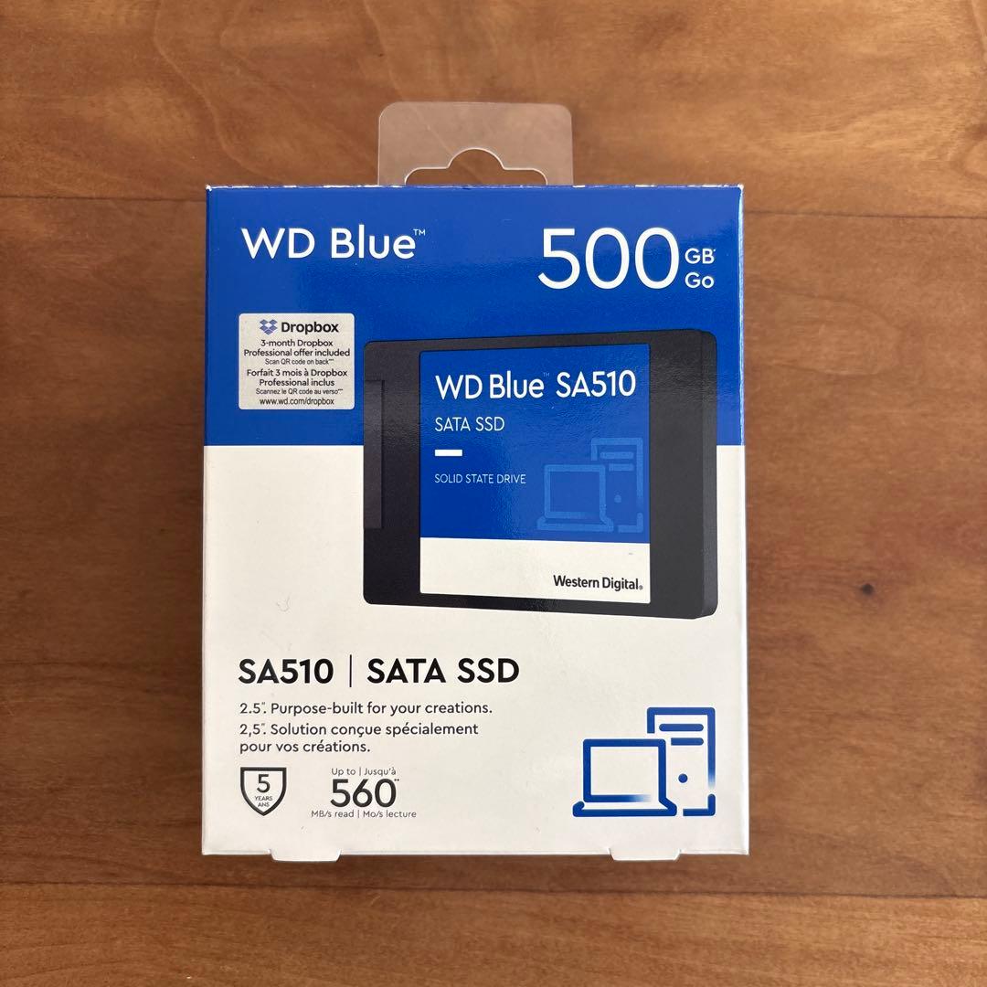 WD blue 2.5インチ SATA SSD SA510 500GB