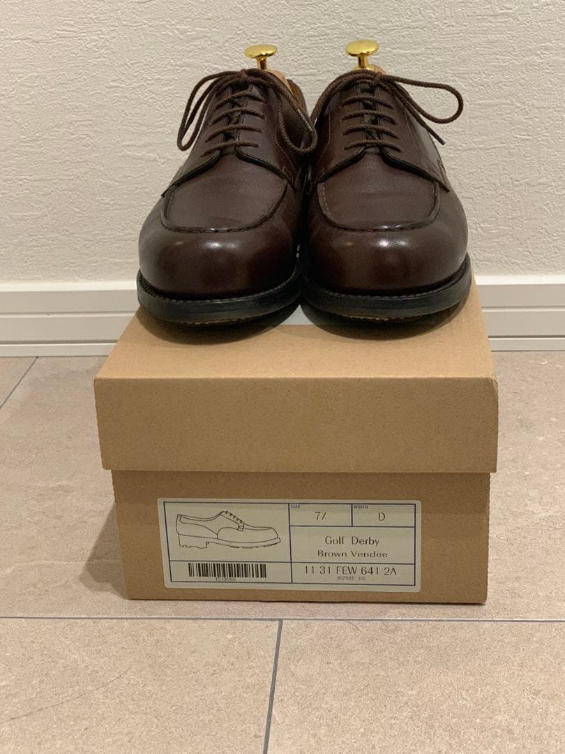 J.M.ウエストン ゴルフ UK7.5D ダークブラウン