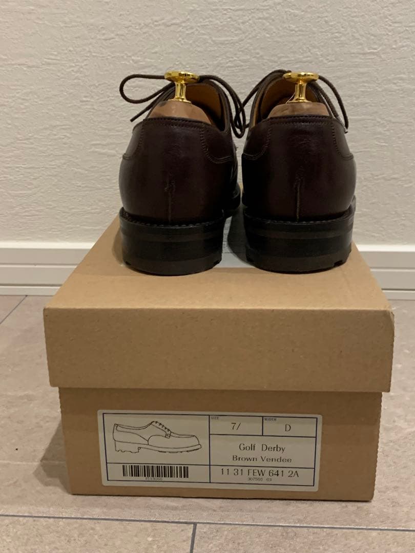 J.M.ウエストン ゴルフ UK7.5D ダークブラウン