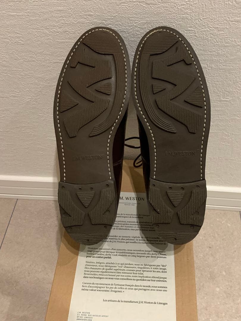 J.M.ウエストン ゴルフ UK7.5D ダークブラウン