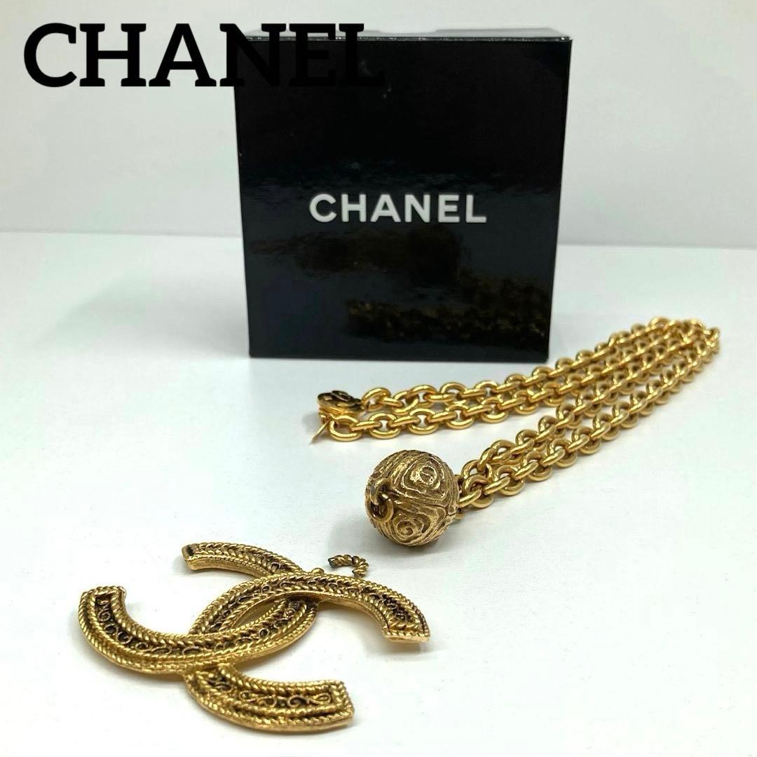 希少 CHANEL シャネル　ヴィンテージ　ココマーク　ロングネックレス