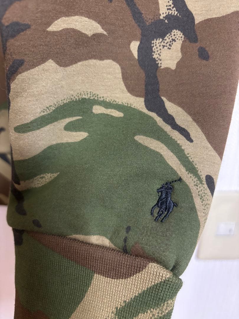 ラルフローレン　カモフラ柄ロゴパーカー　L/G14〜16