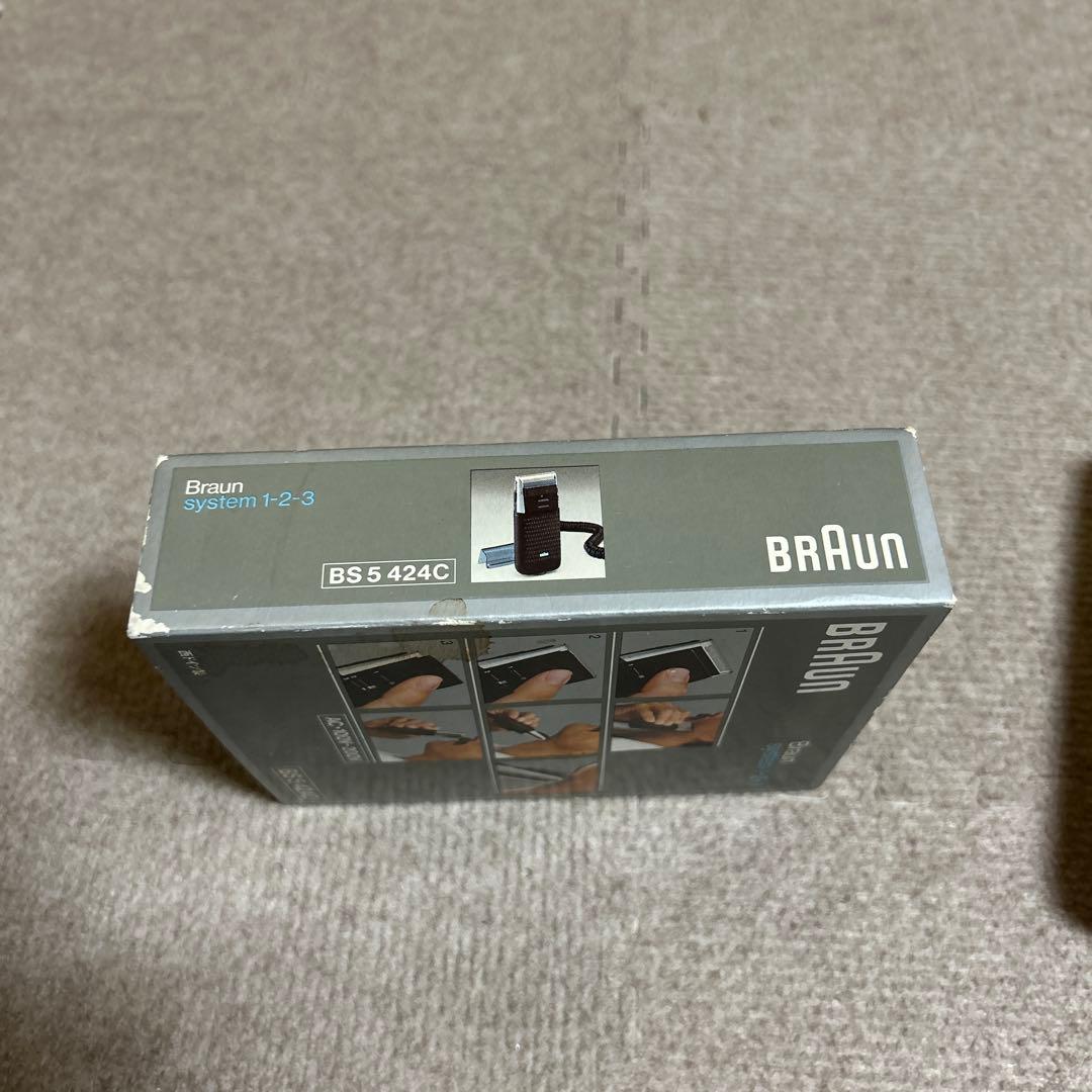 昭和レトロBraun system 1-2-3 BS 5 424C シェーバー