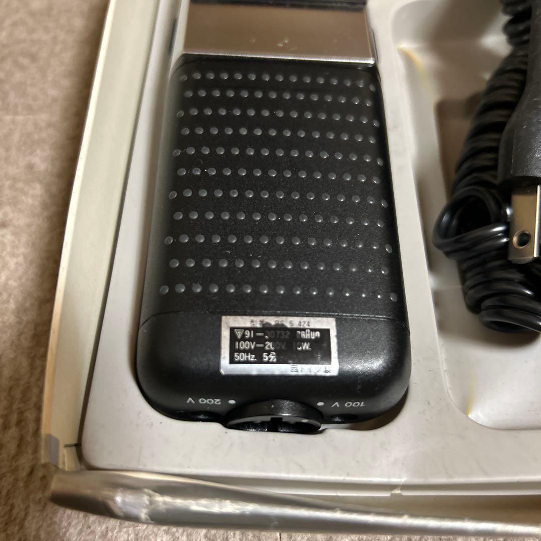 昭和レトロBraun system 1-2-3 BS 5 424C シェーバー