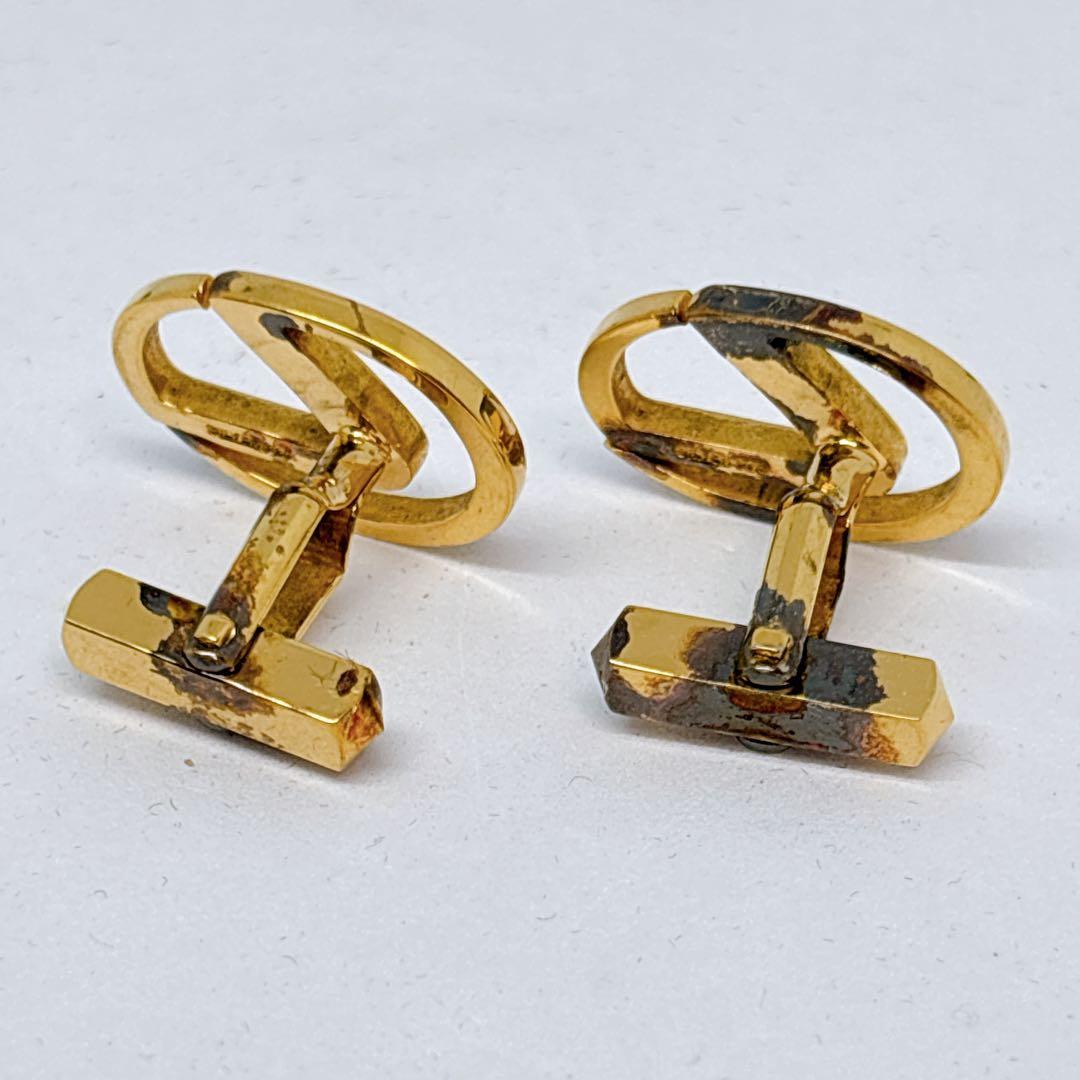 LEXUS レクサス ロゴ シルバー 925 ゴールド メッキ カフス ボタン