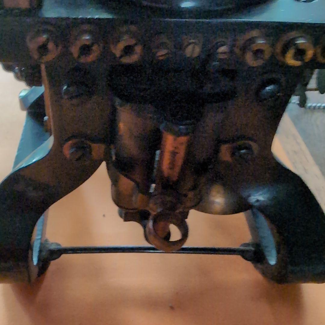 希少品 アンティーク電話 金属製 ハンドセット付き