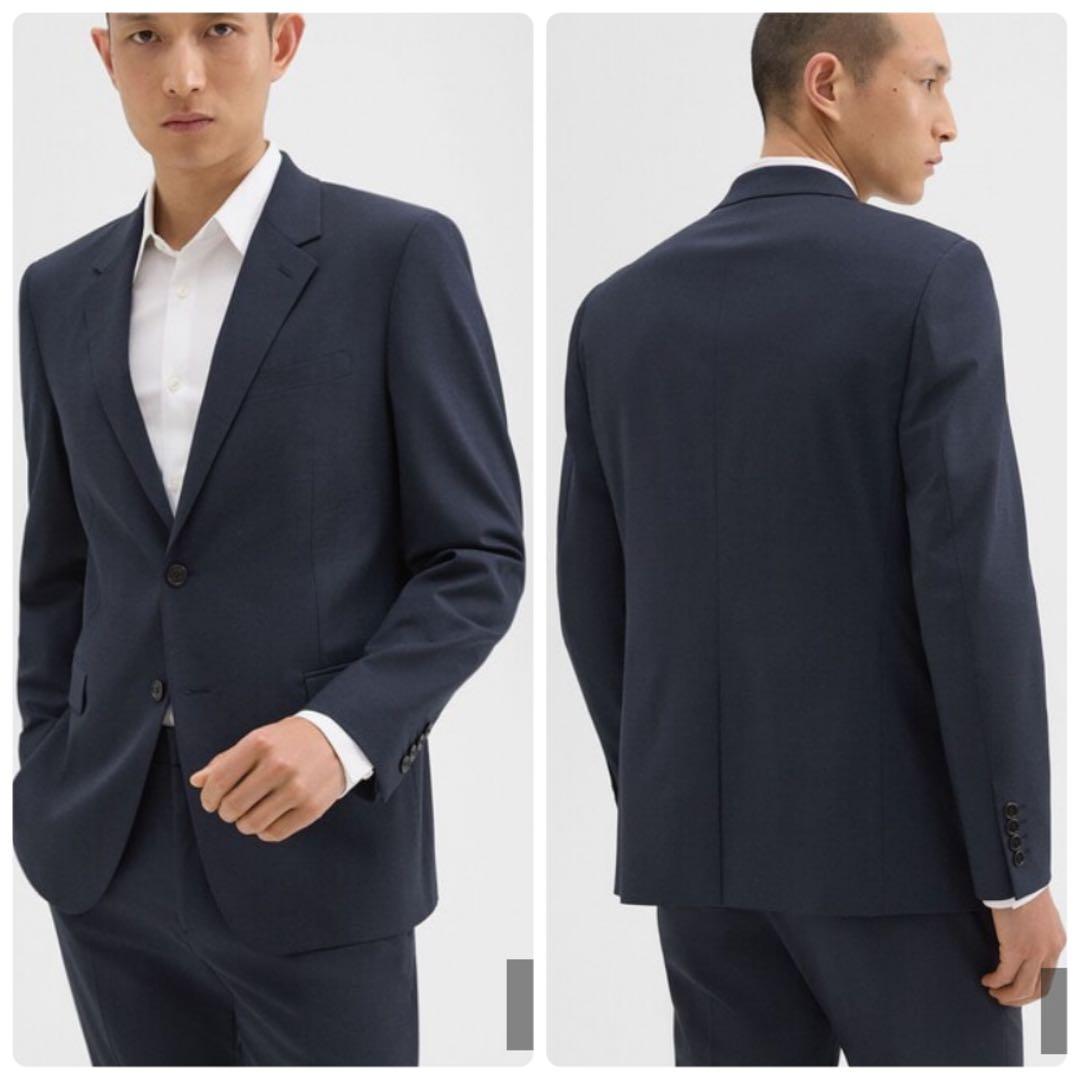 セオリー　テーラードジャケット 23年モデル シングル 2ボタン ネイビー　M