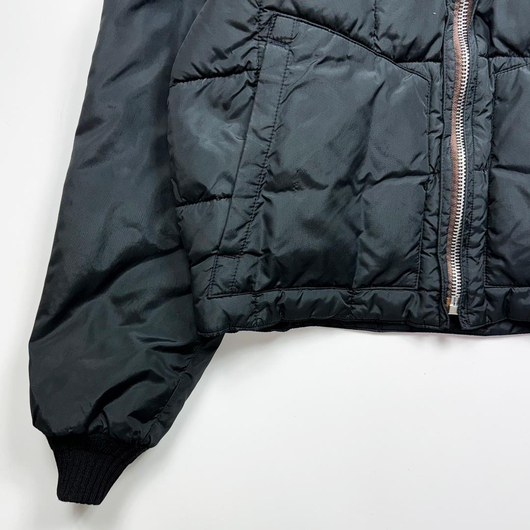 【70s】テンプコ　グースダウン　ジャケット　黒　USA製　ヴィンテージ古着