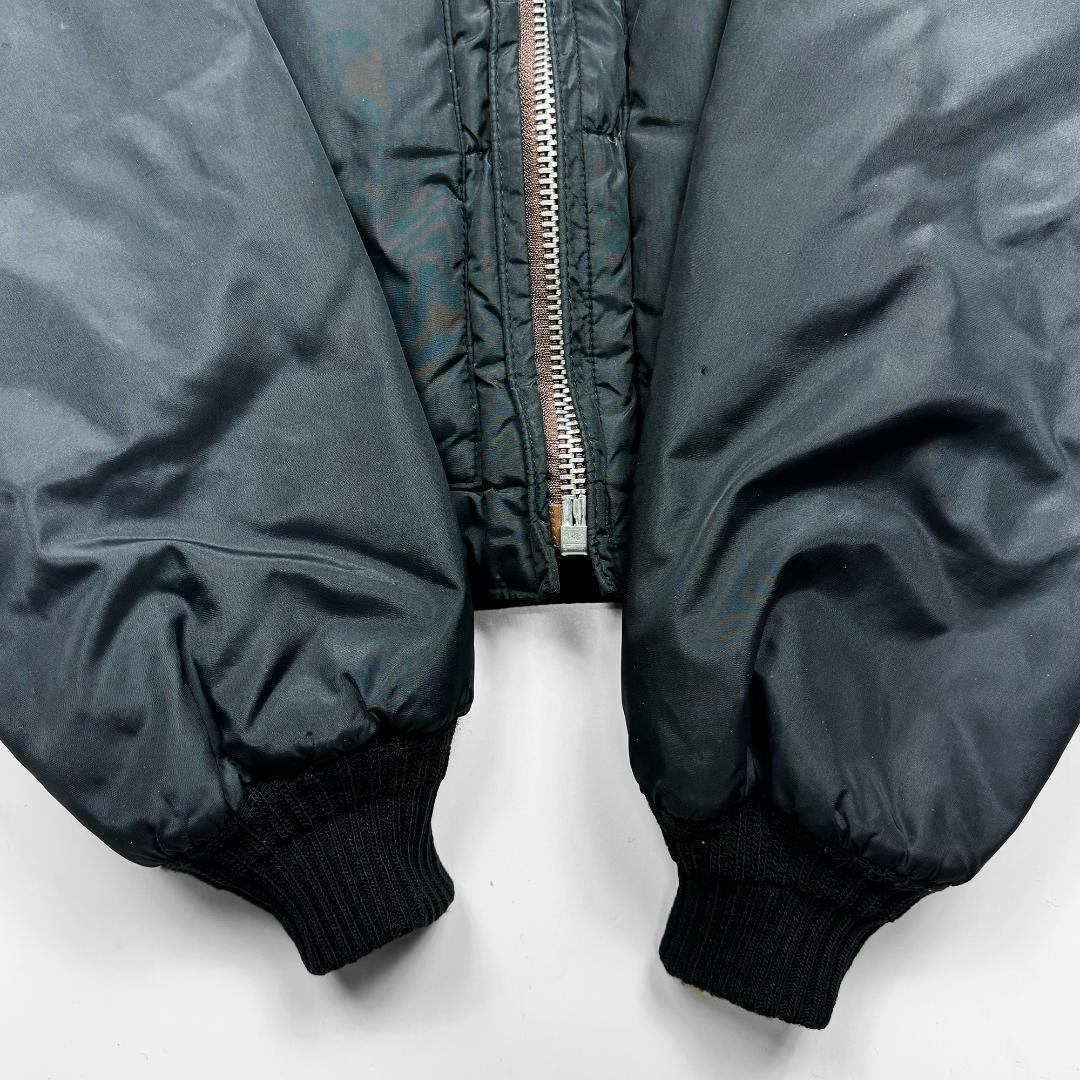 【70s】テンプコ　グースダウン　ジャケット　黒　USA製　ヴィンテージ古着