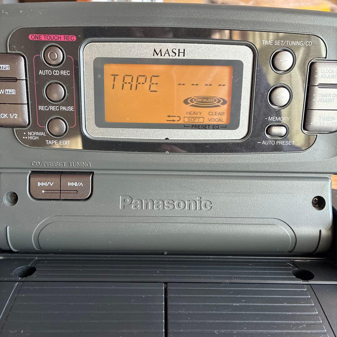 Panasonic ポータブルステレオ CDシステムRX-DT07。コブラトップ
