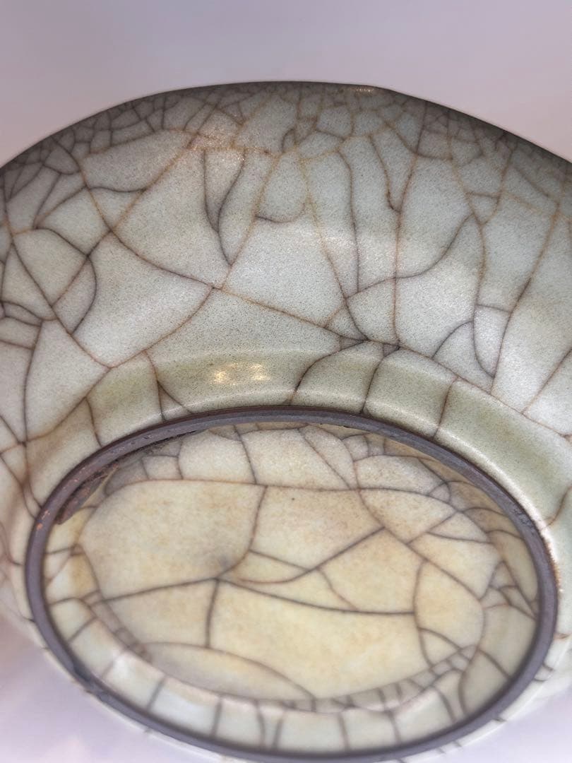 Qucollect專用宋代　哥窯　青瓷　盤　開片　古陶磁　青瓷皿　骨董