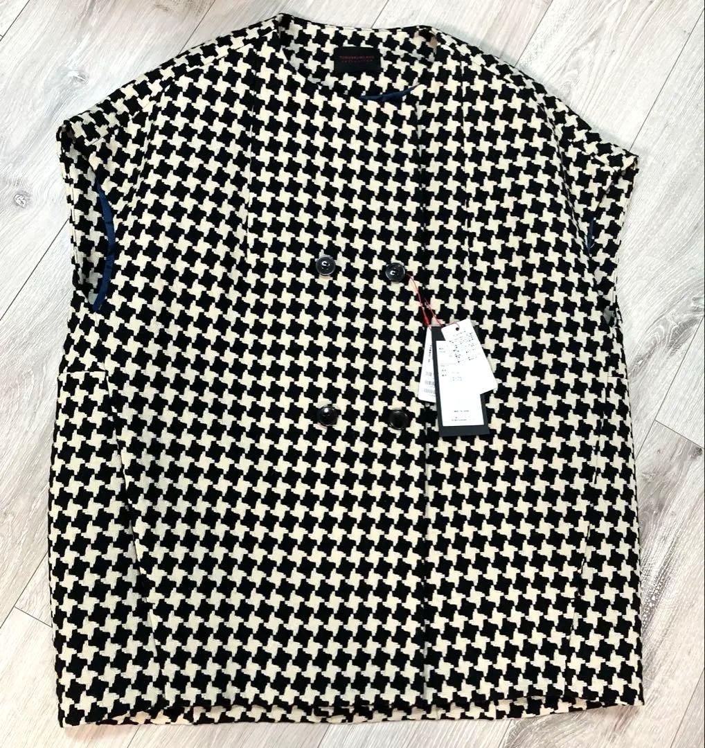新品未使用完売品タグ付きTOMORROWLANDドビーハウンドトゥースバレルジレ