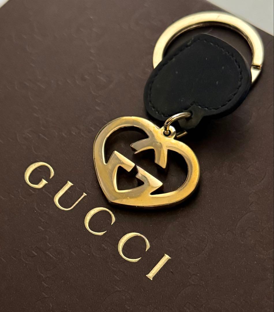 ✨新品同様✨ GUCCI グッチ キーリング ハートチャーム♡