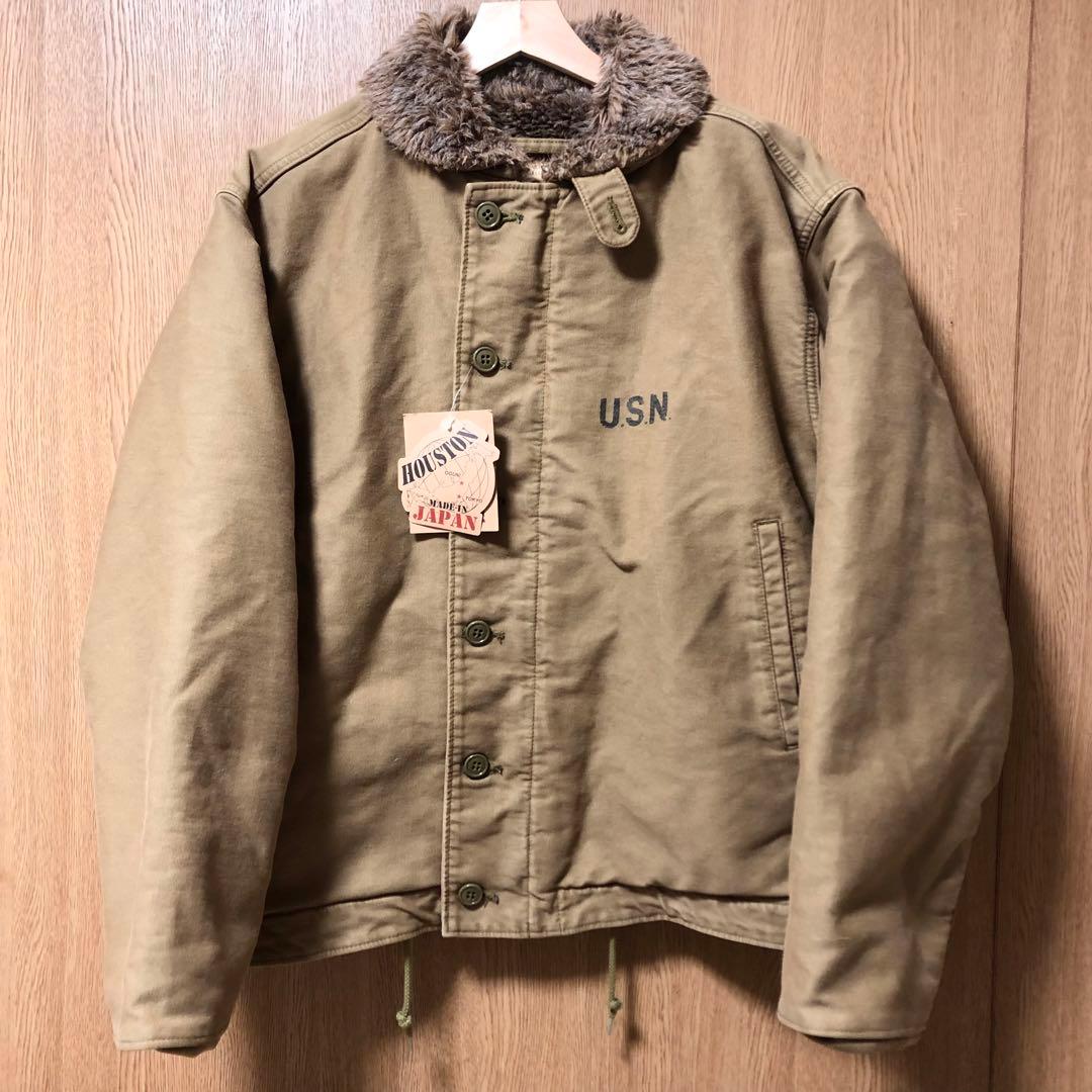 HOUSTON N-1 デッキジャケット オーバーダイ 42 5N-1DY