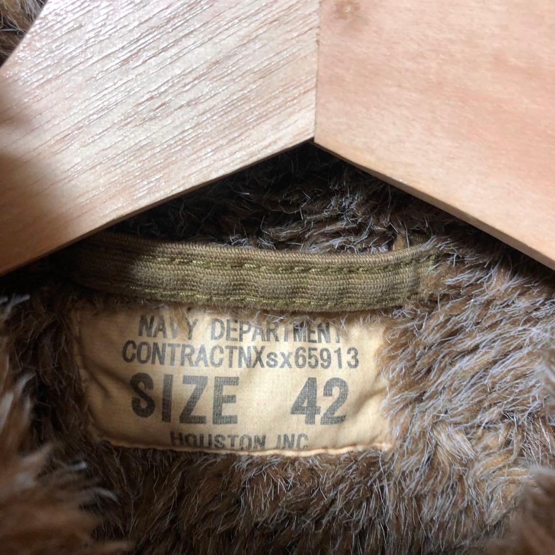 HOUSTON N-1 デッキジャケット オーバーダイ 42 5N-1DY