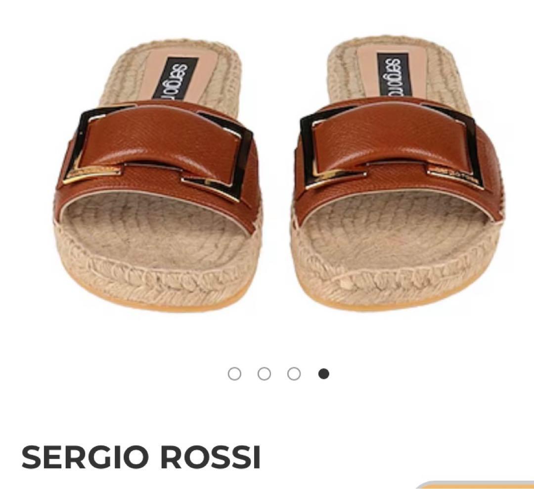 専用☆セルジオロッシ ☆エスパドリーユフラットサンダル38未使用ミュール