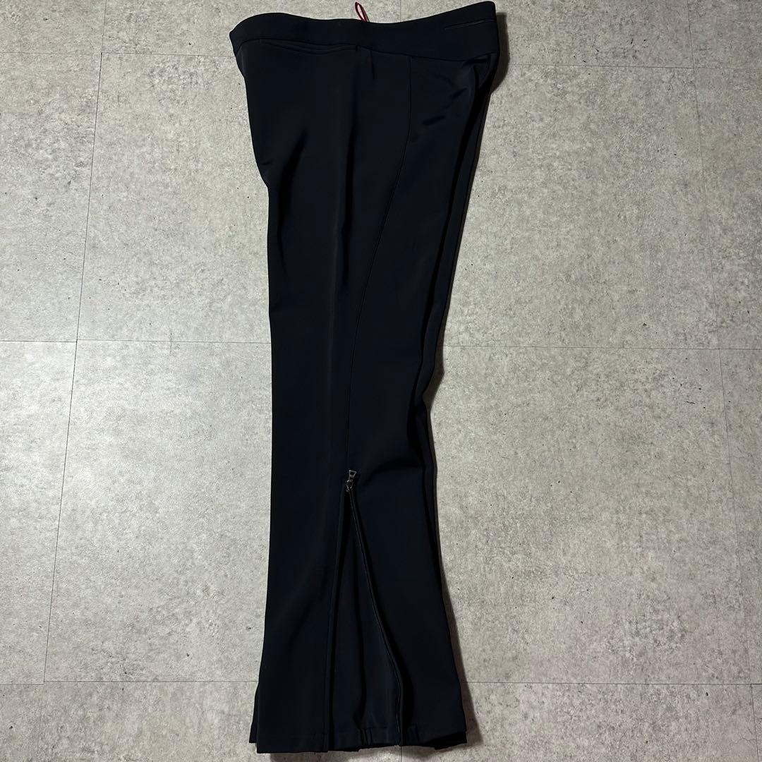 PRADA sport ジップ フレアナイロンパンツ 黒 48 ストレッチ