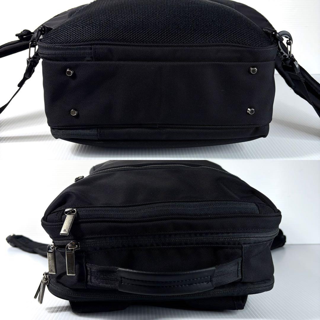 美品 ace. エース ビジネスリュック PC収納 A4 蒸れにくいメッシュ 黒