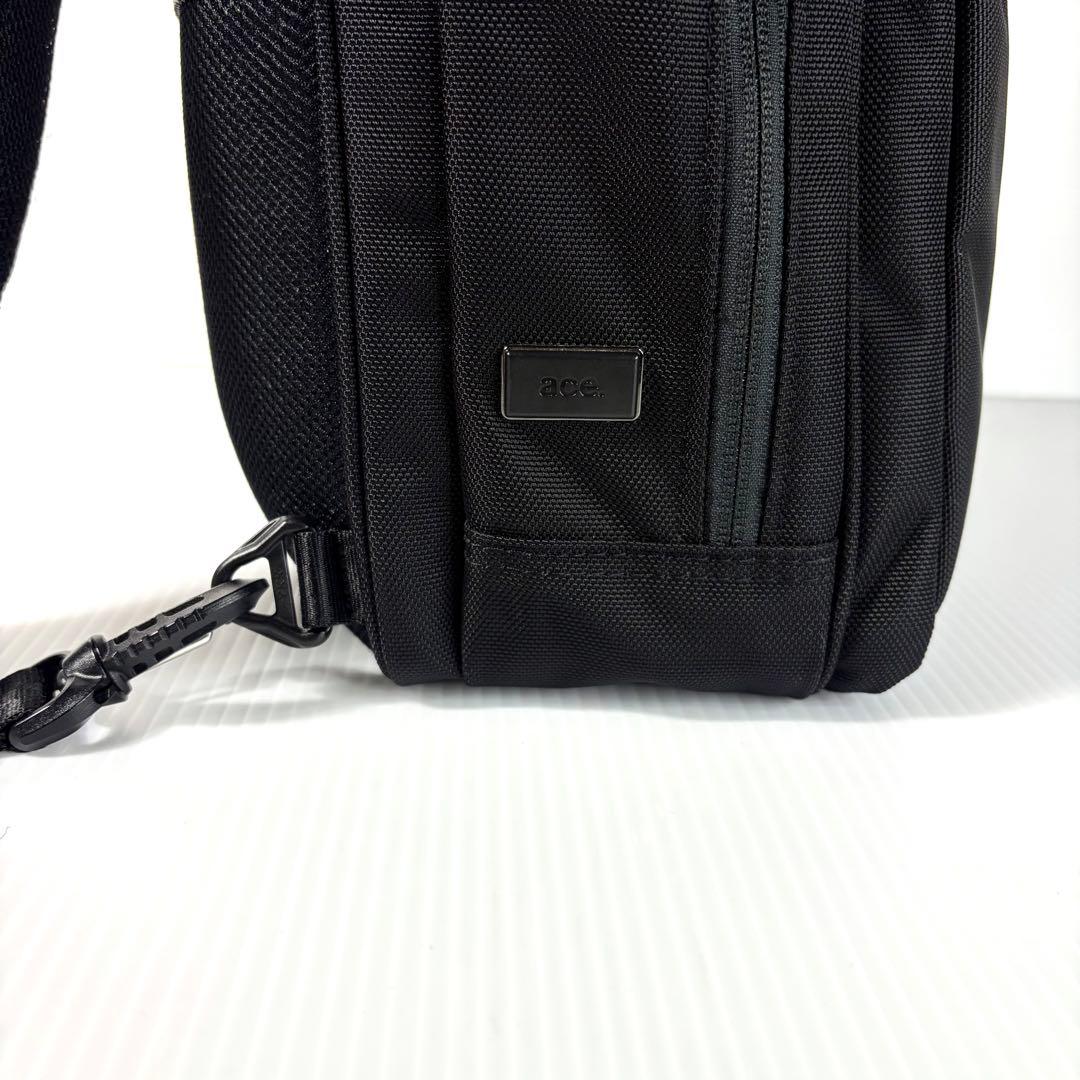 美品 ace. エース ビジネスリュック PC収納 A4 蒸れにくいメッシュ 黒