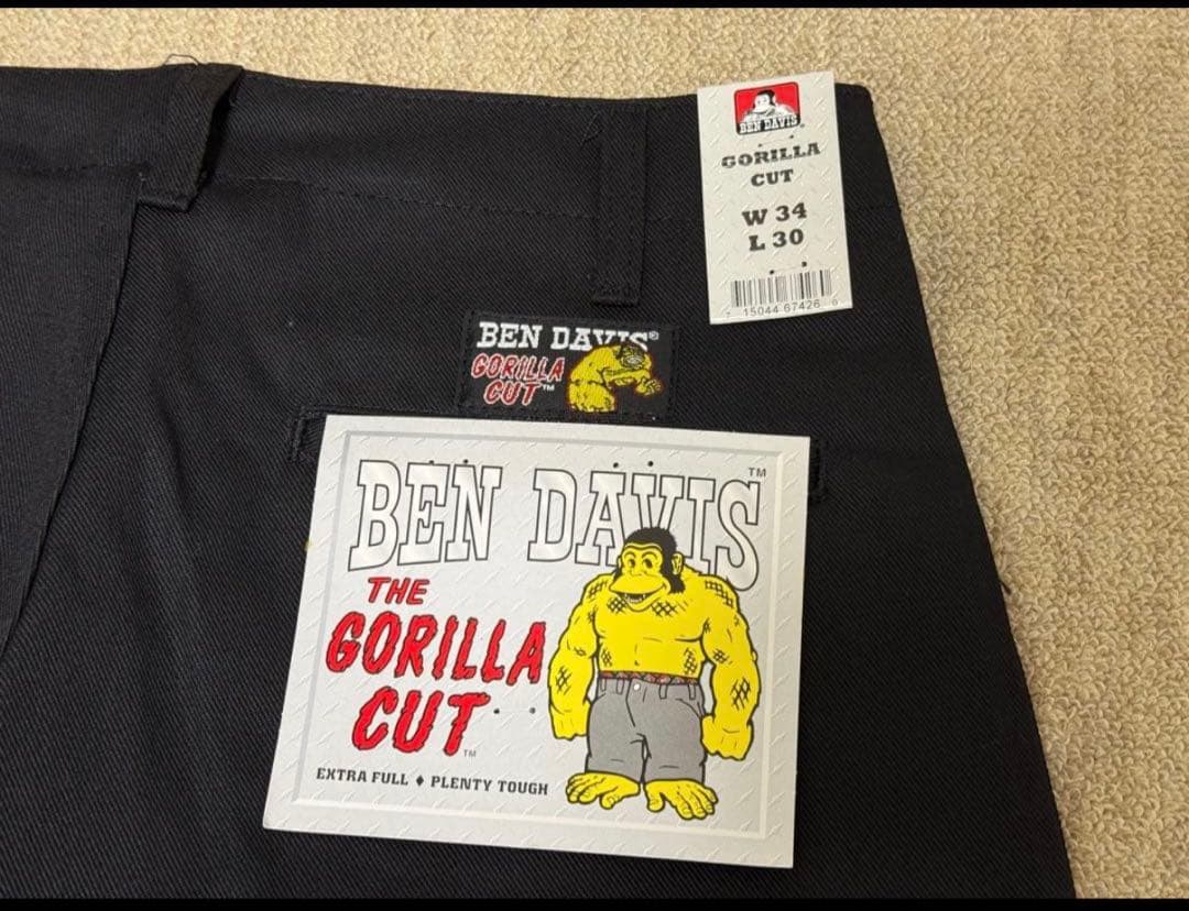 BEN DAVIS ベンデイビス　ゴリラカット　34×30