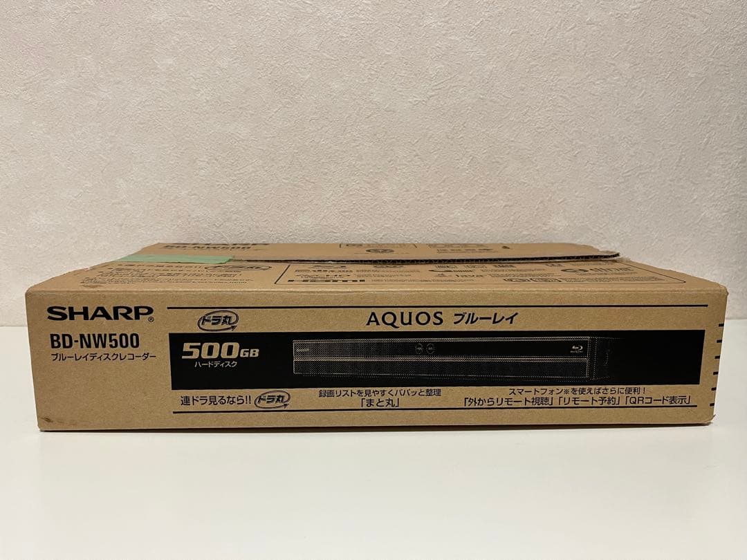 【美品】SHARP AQUOS Blu−ray レコーダー BD-NW500