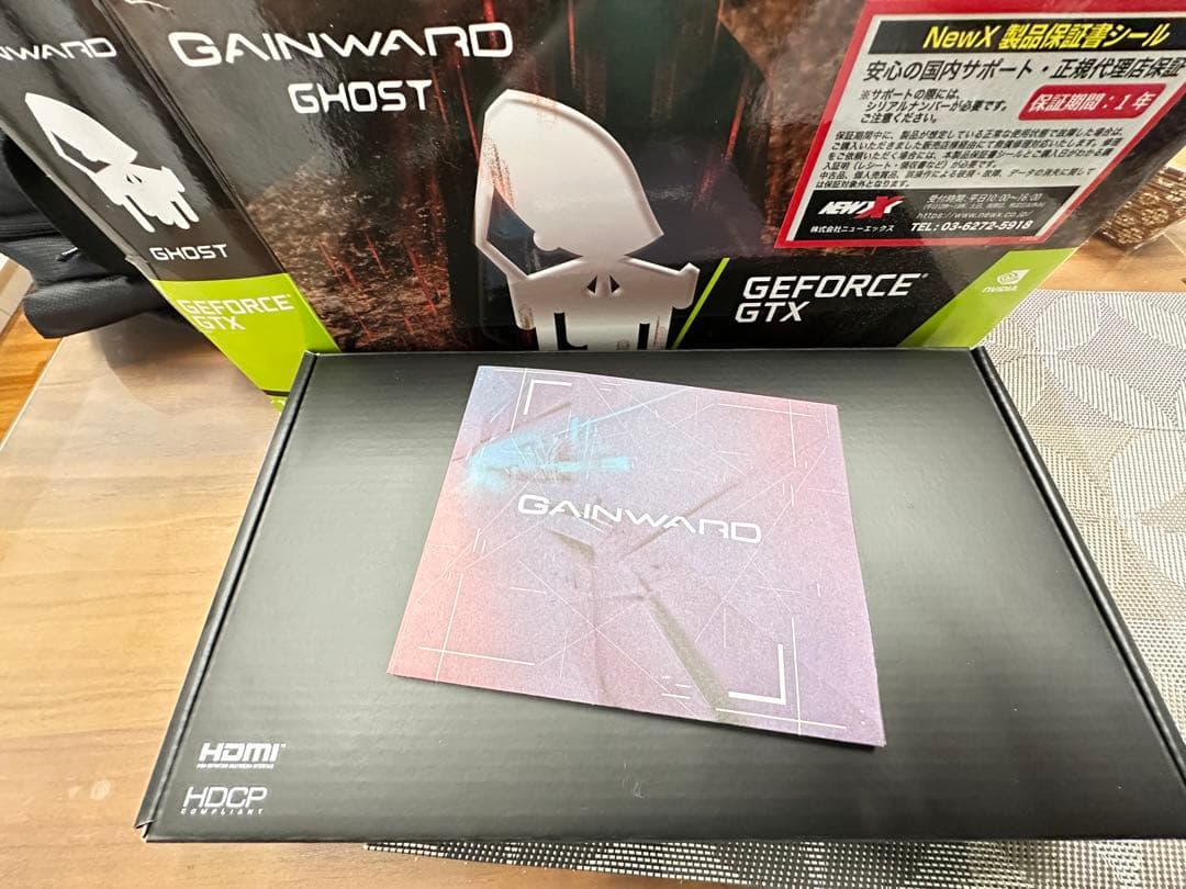 中古品　 GAINWARD GTX 1650 4GB グラフィックボード