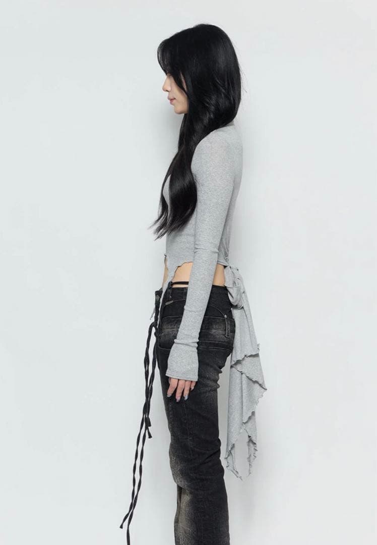 トップス Theredthread S ribbon tail tops