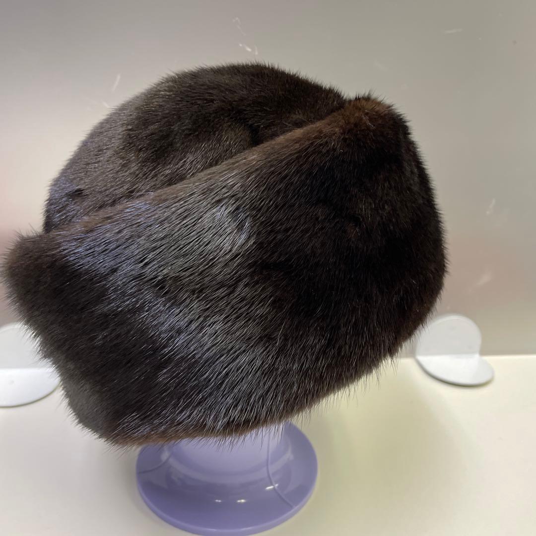 ヴィンテージ ミンク帽子