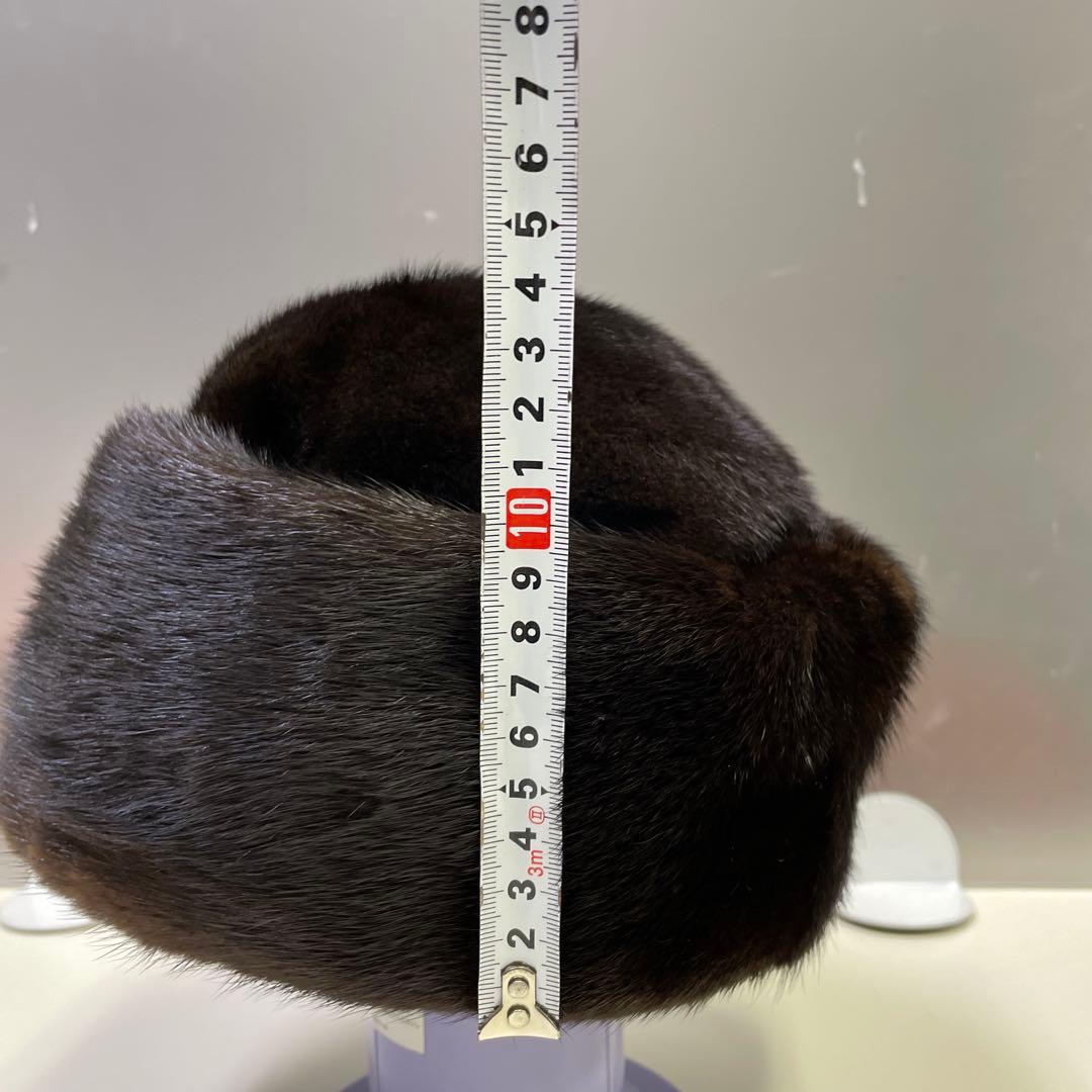 ヴィンテージ ミンク帽子