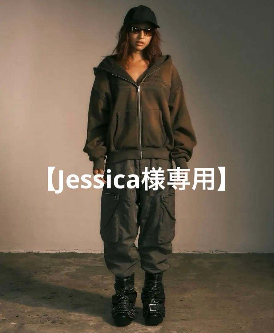 【Jessica】unmapped Dust fade hoodie