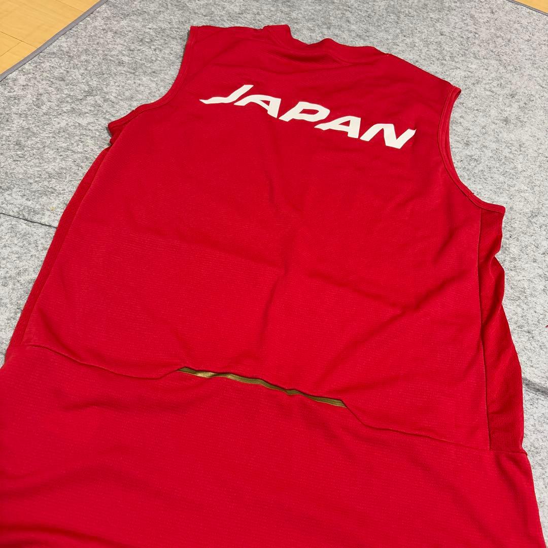 バレーボール日本代表支給品　ノースリーブシャツ