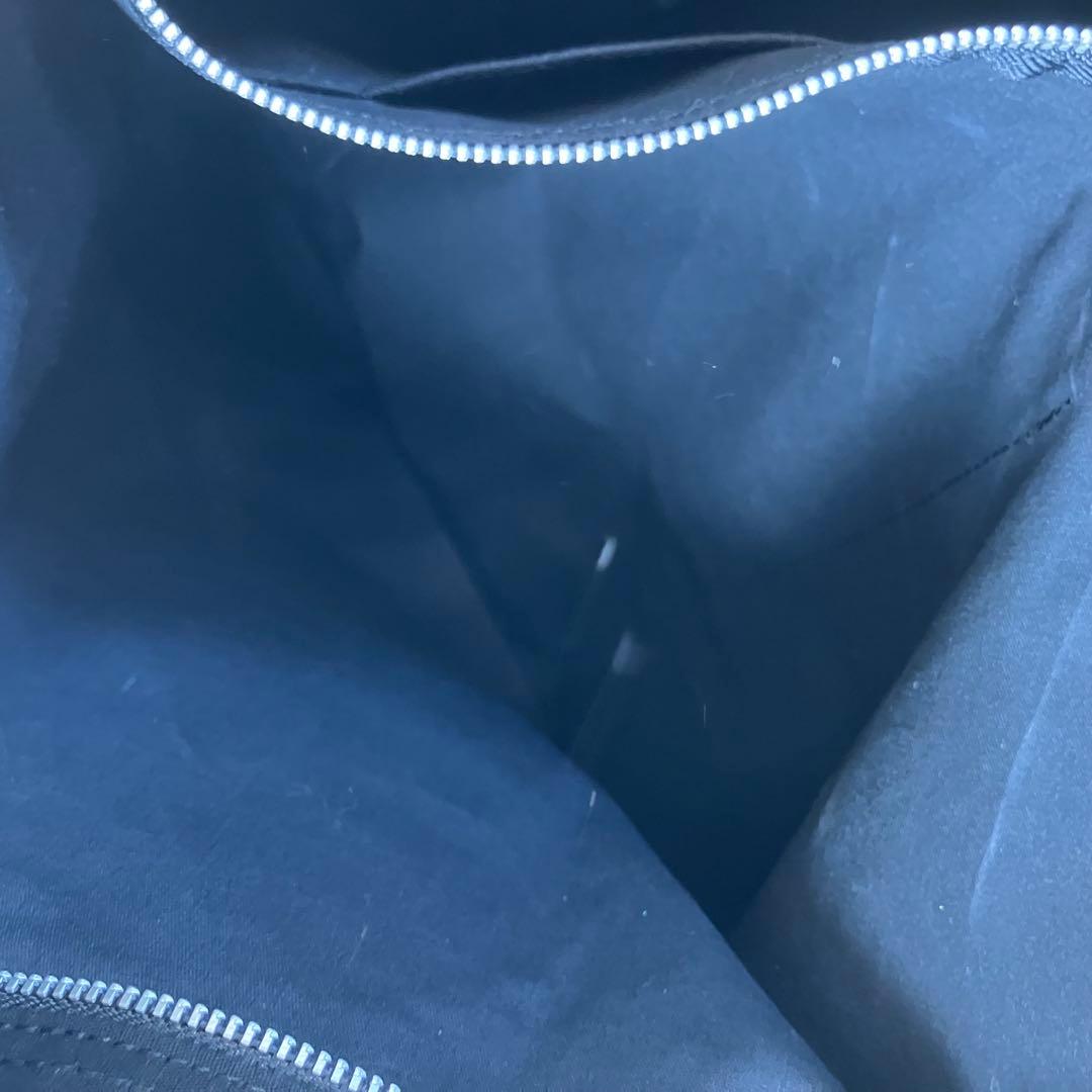 美品 ポーター SHAPE ボストンバッグ 牛ステア 光沢 撥水加工 ポーチ付