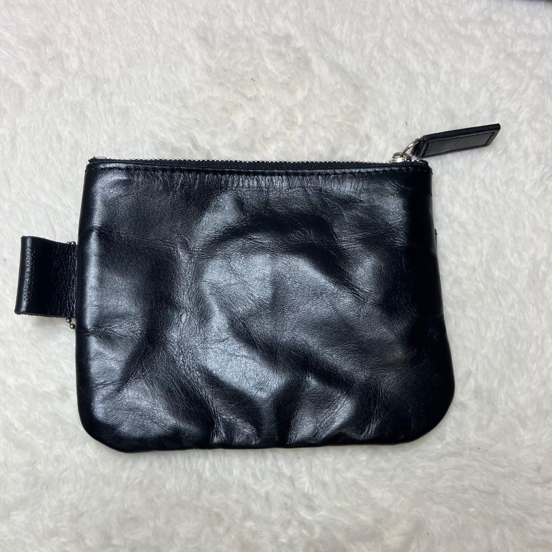 美品 ポーター SHAPE ボストンバッグ 牛ステア 光沢 撥水加工 ポーチ付