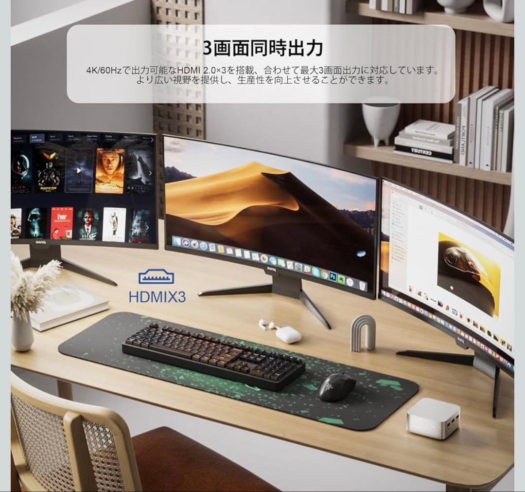 ミニpc N100 12GB DDR5 256GB SSD Win11 Pro