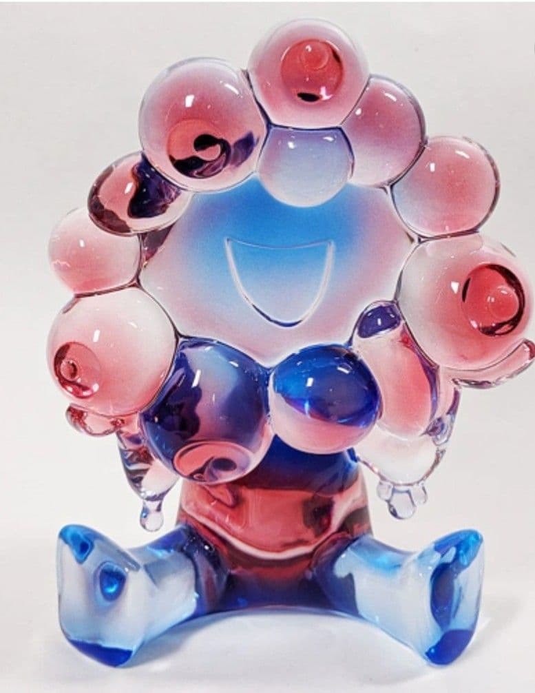 万博限定 EXPO2025 ミャクミャク クリアフィギュア レッド×ブルー