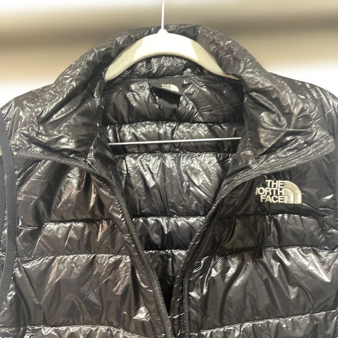 美品 ノースフェイス ライトヒート ダウン ベスト ジャケット