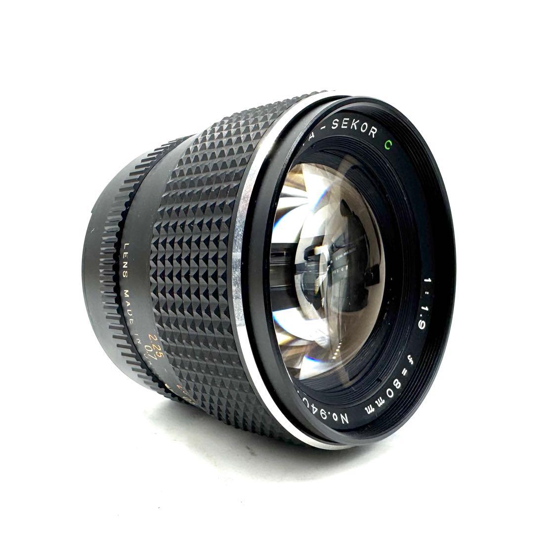 動作良好 MAMIYA マミヤ SEKOR C 80mm F1.9 単焦点レンズ