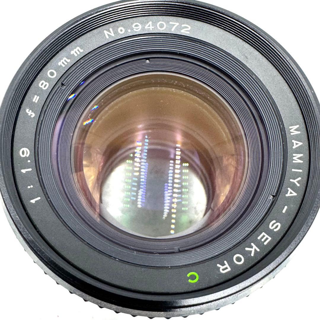 動作良好 MAMIYA マミヤ SEKOR C 80mm F1.9 単焦点レンズ